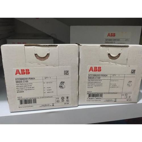 【】ABB高分断微型断路器,S802S-B100/ S802S-C100