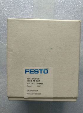 FESTO压力传感器SDE1-D10-G2-H18-L-P1-M12现货573199议