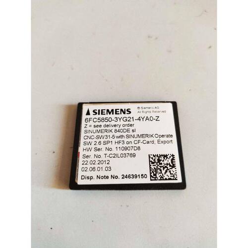 6FC5850-3YG21-4YA0-Z840DslCF卡含授权现货