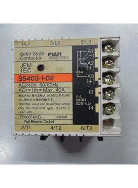 FUJI固态继电器SS403-1-D240A