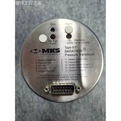 非实价MKS 631A13TBEH PRESSURE TRANSD