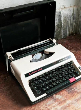 意大利ROVER机械英文打字机1980s复古收藏文艺中古生日礼正常使用