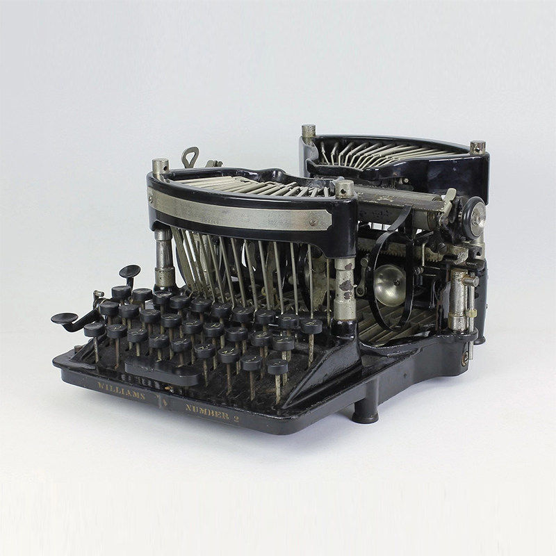 威廉姆斯打字机1898美国制造机械古董收藏全金属正常运行怀旧礼物
