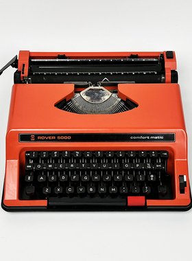 意大利ROVER机械英文打字机1980s复古收藏文艺中古生日礼正常使用