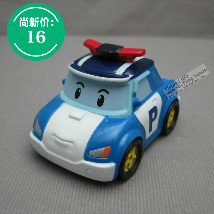 合金车银 辉珀 利波 利变形警车 交通知识玩具车