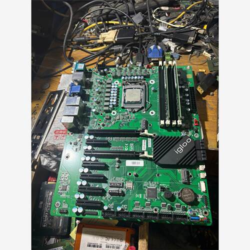 研扬ATX 10代工控主板 CATX-Q470EB 拆机充新