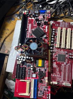 威达工控机主板SAGP-845MEV VER:2.1 带内存