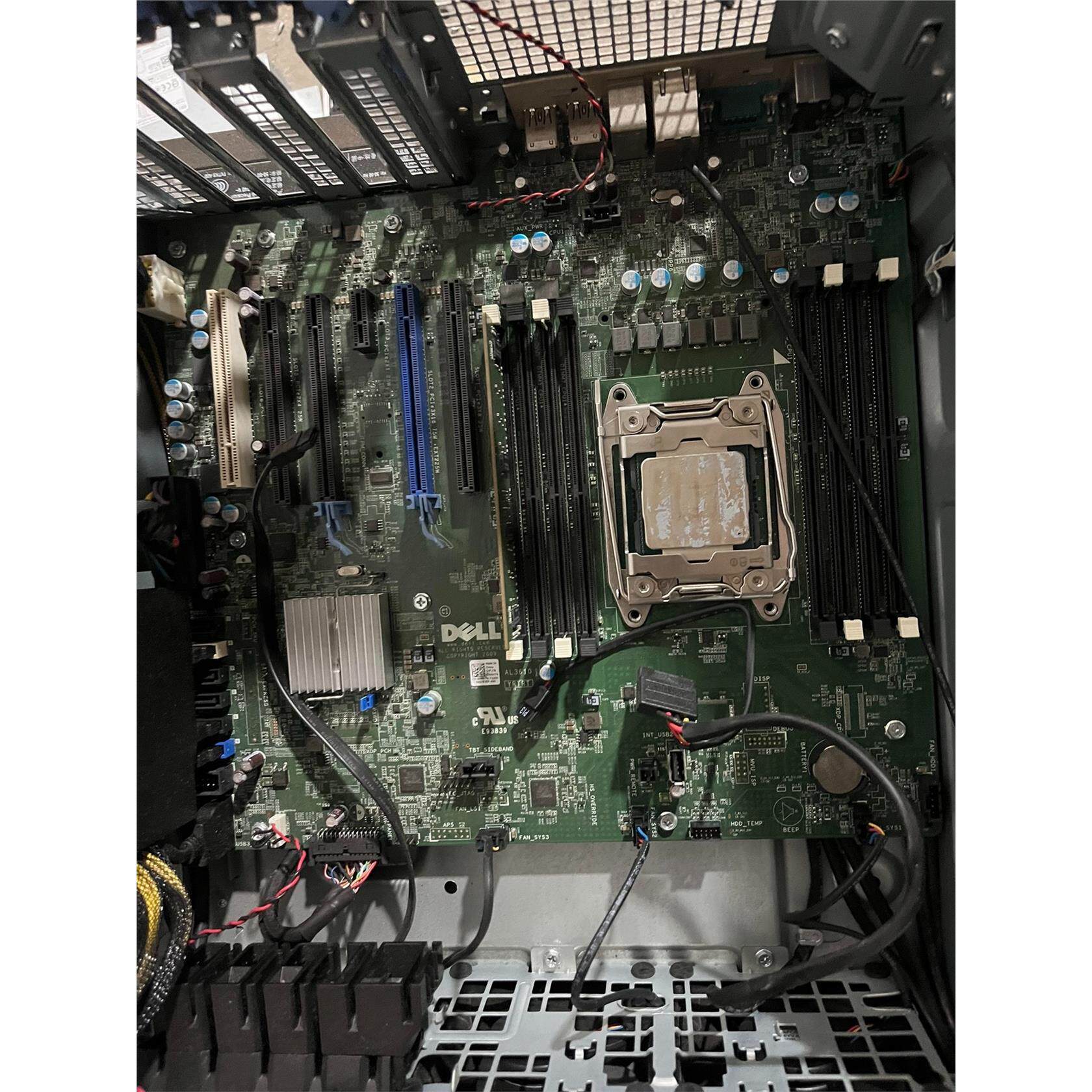 戴尔5810服务器主板拆机