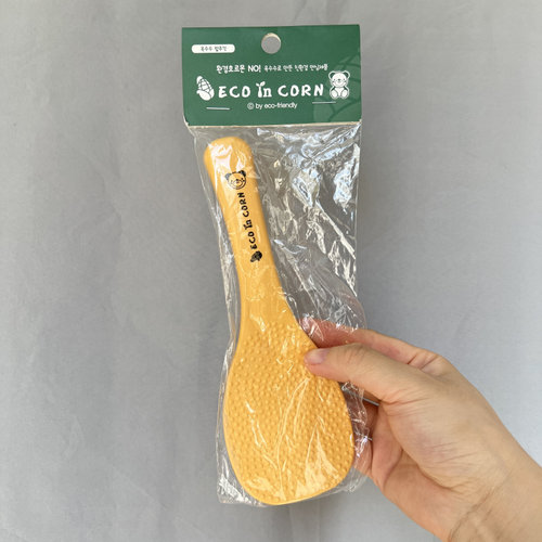 韩国产进口正品小熊黄色饭板盛米饭板不沾凸起颗粒玉米降解环保
