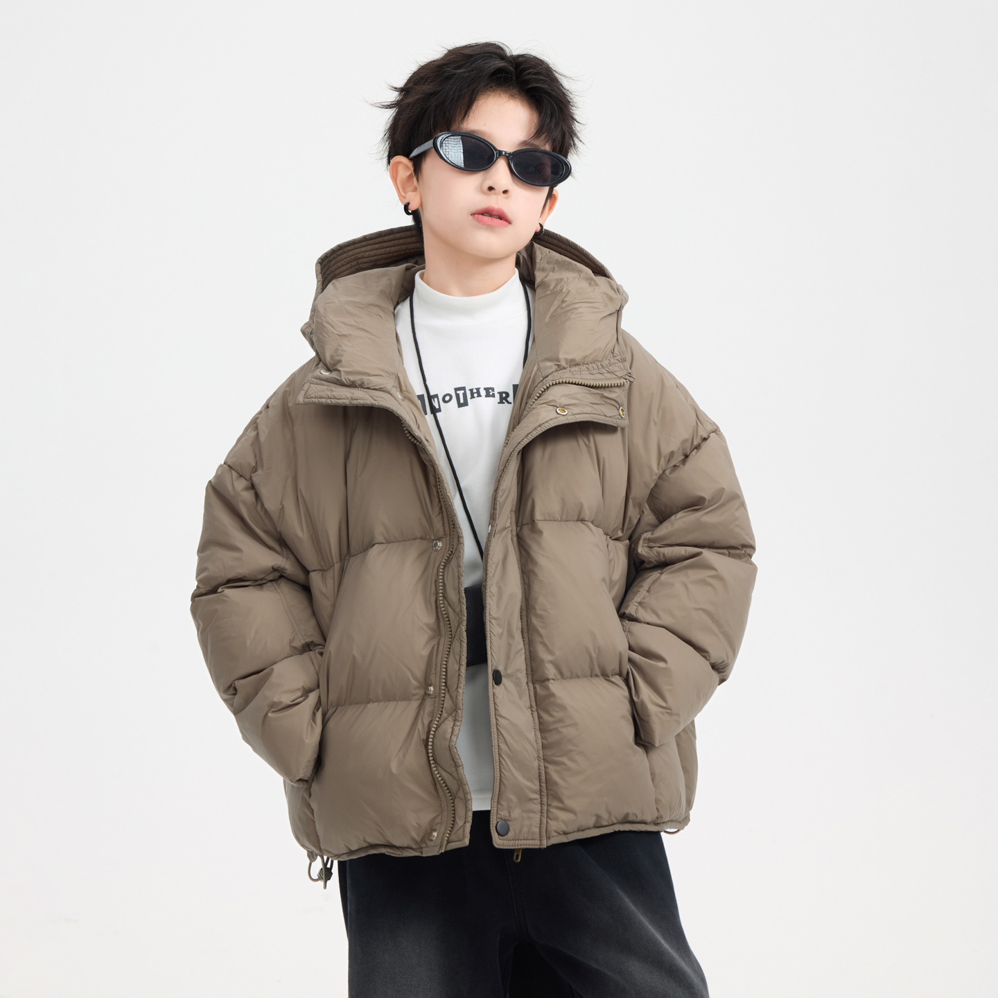 常规加厚男童冬季羽绒服保暖外套