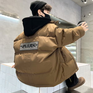 男童羽绒服冬季2024新款潮牌儿童保暖连帽白鸭绒外套男孩冬装洋气