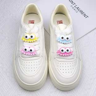 卡通可爱青蛙眼睛系列鞋扣配件帆布鞋鞋子上面的配饰鞋带扣饰品