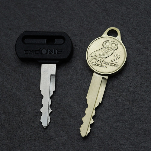 宗申YAMI摩托车钥匙胚创意复古黄铜钥匙