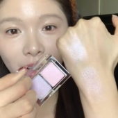 秋鱼同款 黑兔双色眼影橄榄皮天菜清冷紫025长春花缎光珠光粉紫