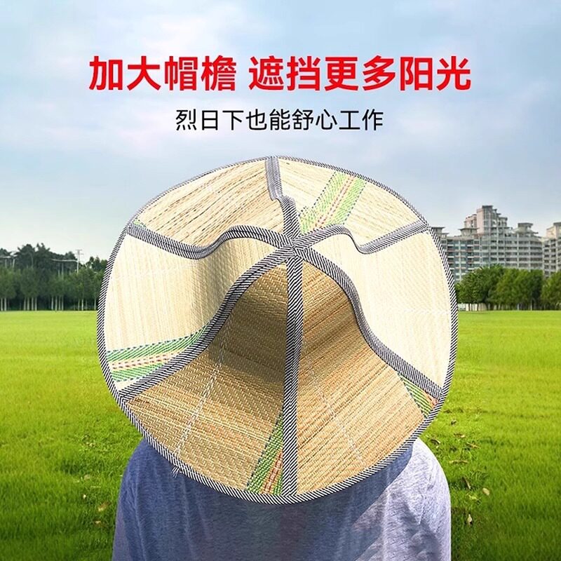 太阳帽渔夫帽夏天韩国潮男遮阳帽折叠扇子帽大檐沙滩帽子女士斗笠
