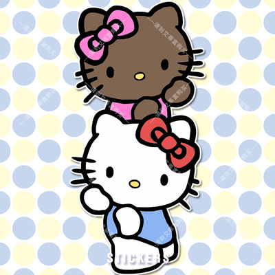 HelloKitty凯蒂猫电动车贴纸