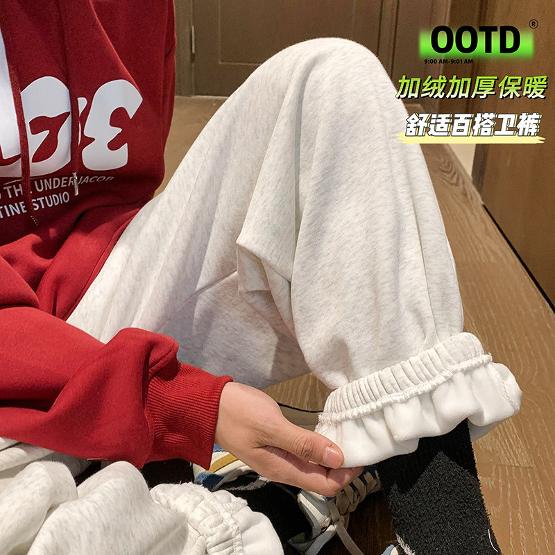 XZ707B-FB6002加绒P60-限78现货休闲裤卫裤,男装休闲裤,星座707B