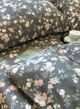 繁花 ~全棉床单被套单件1.5m1.8m纯棉被罩可搭配三四件套床笠枕套