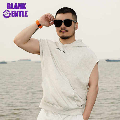 BLANKGENILE运动坎肩宽松夏季