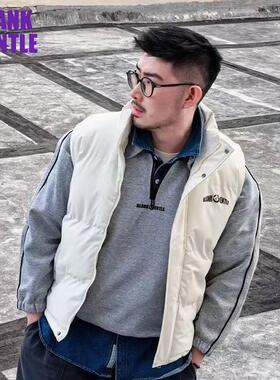 BLANKGENTLE冬季简约立领棉质马甲保暖外套男士新款