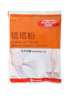 安琪伊仕特塔塔粉50g 戚风蛋糕用泡芙膨松剂蛋白稳定烘焙家用原料