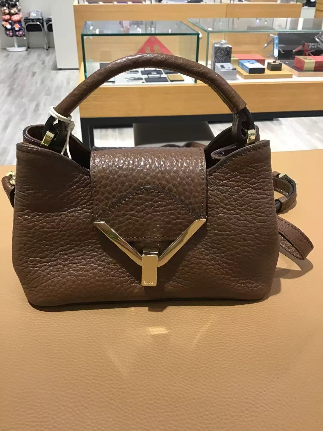 德国轻奢品牌Abro+爱宝头层牛皮水桶包单肩斜挎包女包手提包女包