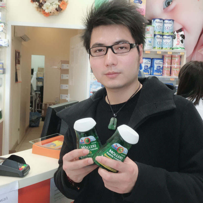 现货波兰本土mollers沐乐思鱼油挪威深海鱼油软胶囊112粒omega-3