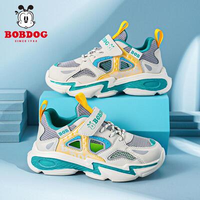 巴布豆春夏防滑透气百搭休闲镂空框子运动鞋28-39码6333