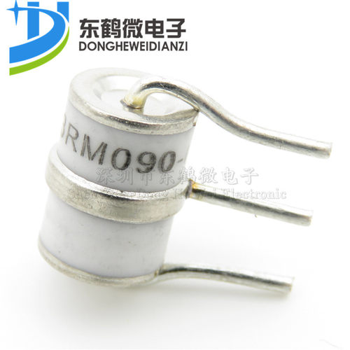 陶瓷气体放电管 防雷管 3RM090L-8 3脚 90V 3R090 8X10 10KA