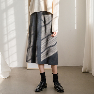 秋冬季针织半身裙