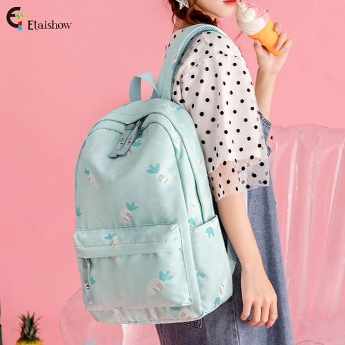 Школьный рюкзак, свежая сумка через плечо для отдыха, для средней школы, в корейском стиле, простой и элегантный дизайн