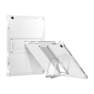 W09硅胶软 W09HN带笔槽ELN 适用于荣耀平板X8保护套10.1英寸透明气囊honor Padx8pro隐形支架11.5寸电脑AGM3