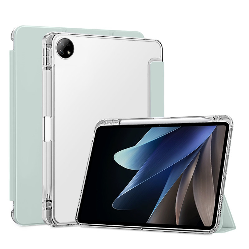 适用于vivo Pad2平板保护套12.1寸新款带笔槽viv0pad5Pro透明三折PA2573软硅胶防弯vivoPA2373气囊防摔带磁吸,3C数码配件,平板电脑保护套/壳,淘宝优惠券,粉丝福利购,淘宝优惠卷