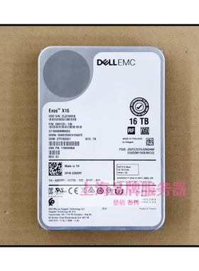 Dell ST16000NM005G 16TB SATA 6G 3.5硬盘08CCGH 0HPGJ4 039XRY