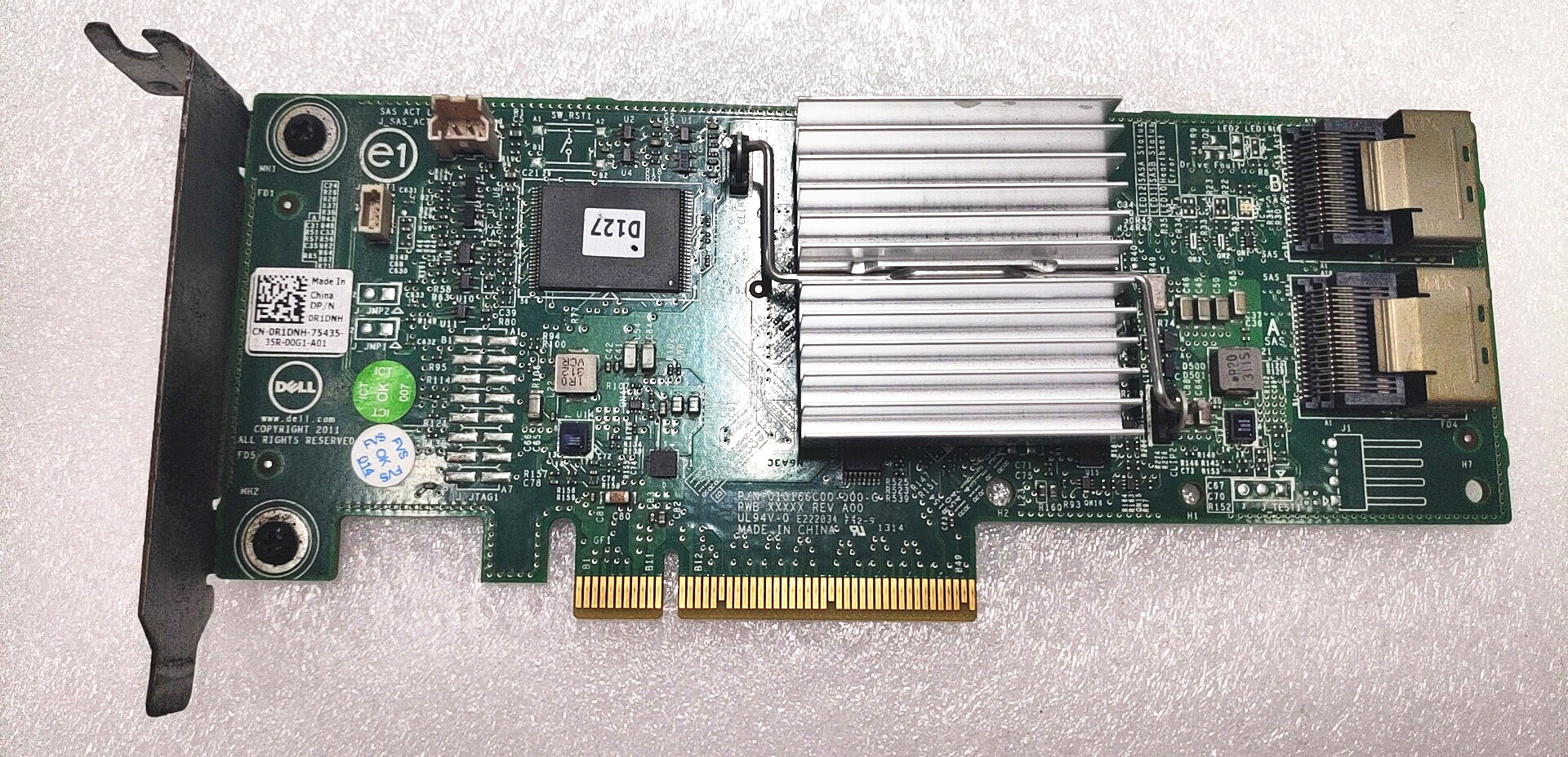 DELL H310 PCIe 独立 6Gb阵列卡  R1DNH 支持单盘4T 6T 8T 电脑硬件/显示器/电脑周边 其它电脑周边 原图主图