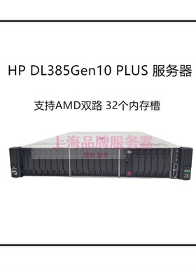 惠普/HPE DL385G10plus 2.5 24盘服务器E208i-p 16个NVME u2 AMD