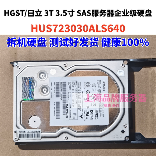 HGST/日立SAS7.2K企业硬盘3T