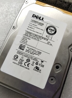 DELL服务器硬盘 450G 15K SAS 3.5 HUS156045VLS600 T857K XX517