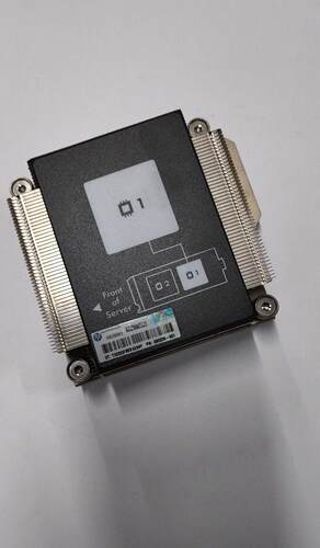 惠普/HP BL460 Gen8 1号CPU槽专用 散热器 665002-001 670031-001