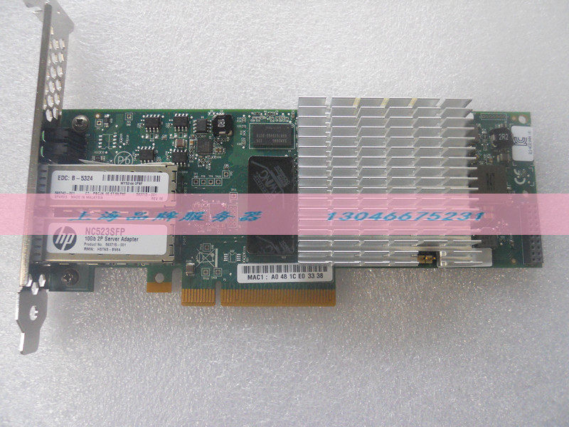 原装 HP NC523SFP 593717-b21 593742-001 593715-001 10Gb 网卡