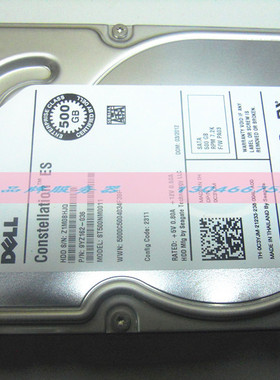 Dell/戴尔 500GB SATA企业级 ST500NM0011 C3YJM 7.2K 服务器硬盘