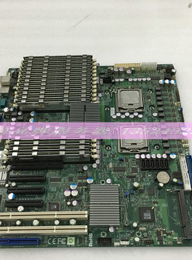 超微 X7DWN+ 5400芯片 LGA 771 双路服务器主板 支持128GB 现货