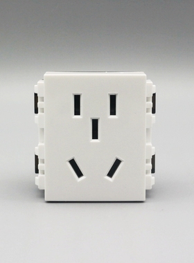 五孔电源开关插座模块128/118型二三插一开双控2.1A5VUSB充电面板