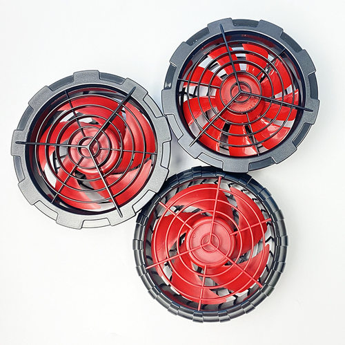 防暑降温空调服专用风扇配件12V/18V/9叶5叶大风量大功率