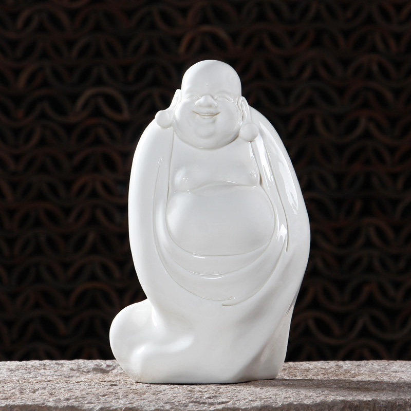 悠然自得大肚佛办公桌开业礼品