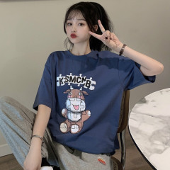 Real shot short sleeve T-shirt for Japanese girls