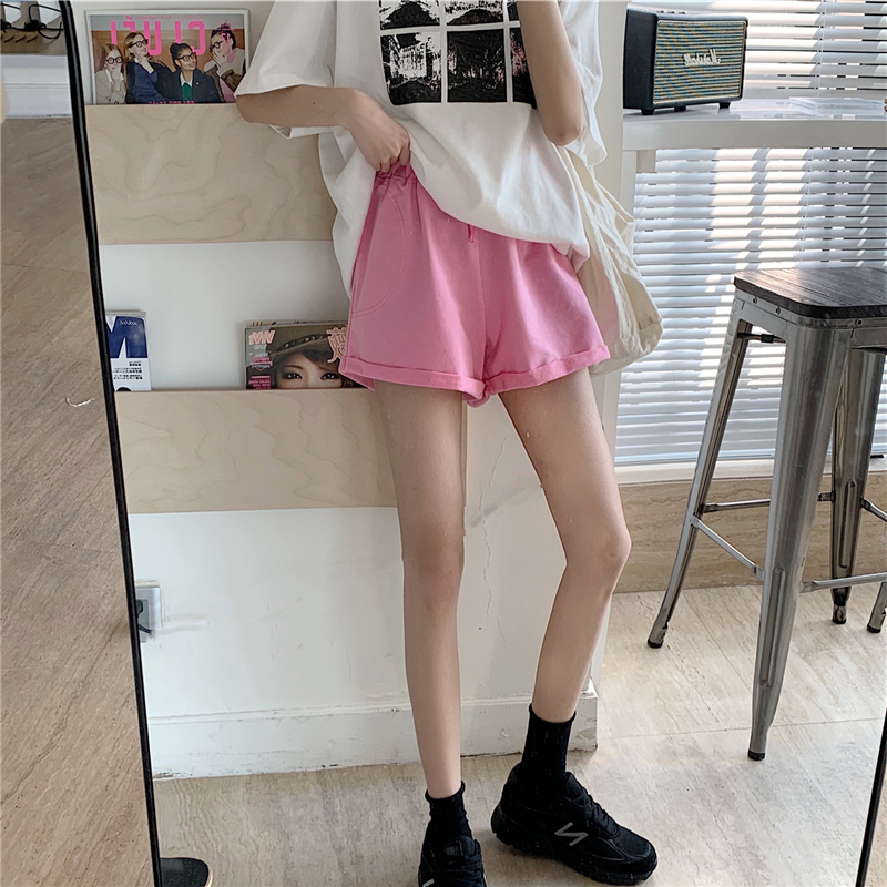 South Korea dongdamen summer baggy shorts women's versatile sports pants