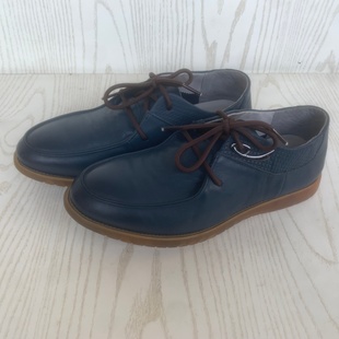 微瑕疵40码真皮男鞋头层牛皮春秋透气软皮软底系带休闲皮鞋低帮鞋
