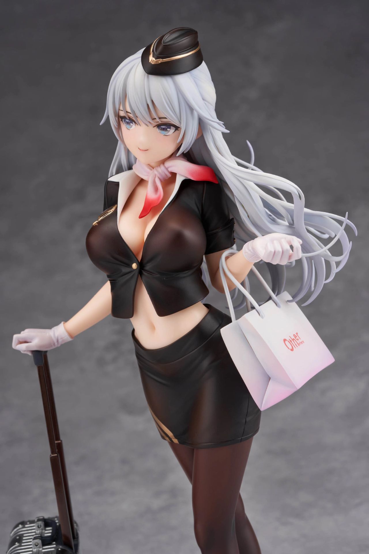 空姐 粟原诗织 行李箱 stewardess 植绒底座 美少女二次元手办