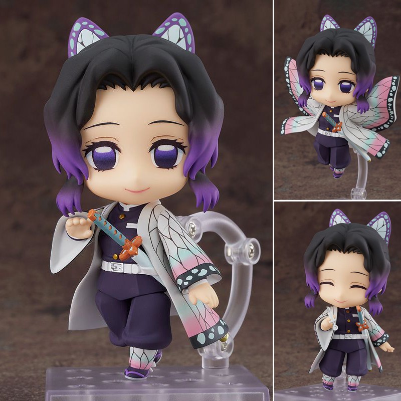 粘土人鬼灭之刃虫柱蝴蝶可动换脸